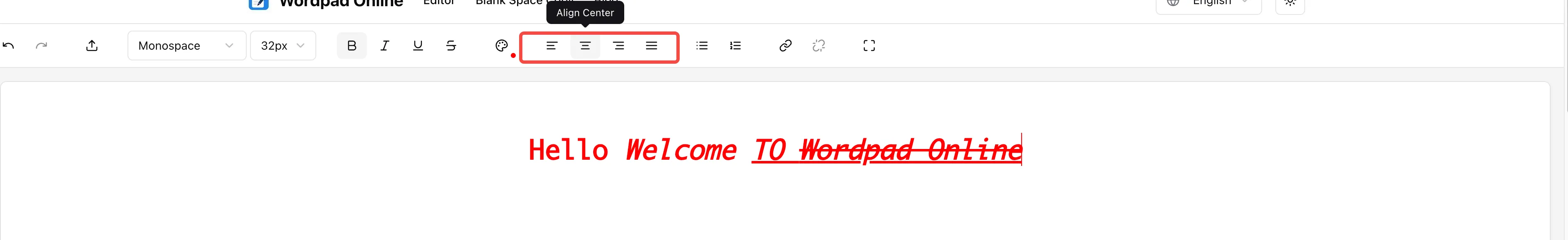 Toolbar color picker expanded